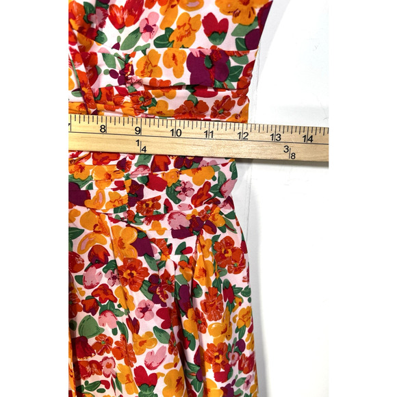 Princess Polly Dress Size 2 Multicolor Barrett Mini Floral Milkmaid Beachy New - Picture 8 of 14